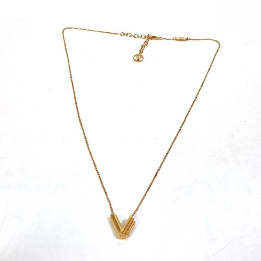 LOUIS VUITTON Gold Necklace - Picture 9 of 12